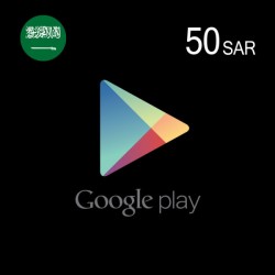 50 SAR جوجل بلاي سعودي بطاقة هدايا