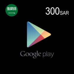300 SAR جوجل بلاي سعودي بطاقة هدايا