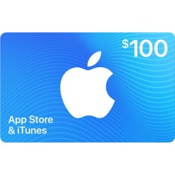 ابل USD 100 بطاقة هدايا App Store & iTunes