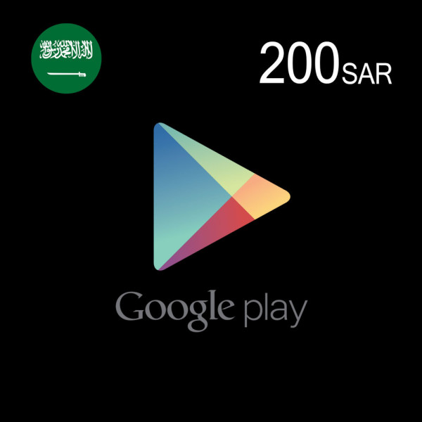 200 SAR جوجل بلاي سعودي بطاقة هدايا